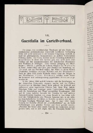 234-254, VII. Guestfalia im Cartellverband