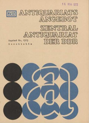 Nr. 1313: Geschichte