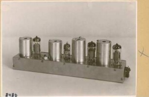 Spektrometer Baustein Seitenansicht; Foto 1953