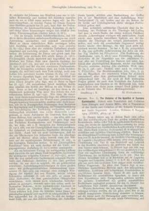 648-651 [Rezension] Horner, G., The Statutes of the Apostles or Canones Ecclesiastici
