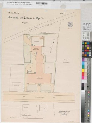 Olpe, Amtsgericht und Gefängnis, Lageplan