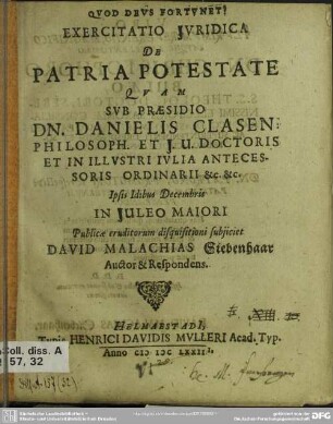 De patria potestate