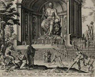 Die Statue des Jupiters von Olympia, Blatt 3 aus der Folge "Die acht Weltwunder"