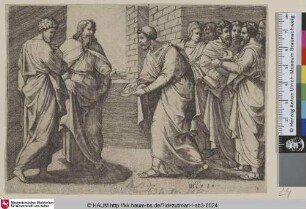 [Apostelgeschichte "Akt 1"; Scenes from the acts of the Apostles]
