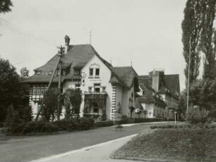 Bad Elster, Albertpark-Villa : Bad Elster. Albertpark-Villa. Ansicht von der Beuthstraße