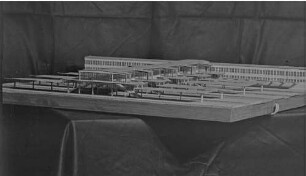 Heidelberg Hbf. Empfangsgebäude Modell