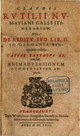 Itinerarium