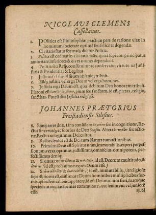 Johannes Praetorius Freistadiensis Silesius.