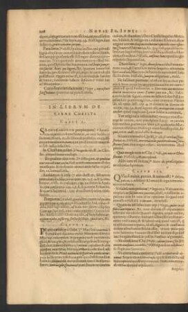 In Librum De Carne Christi