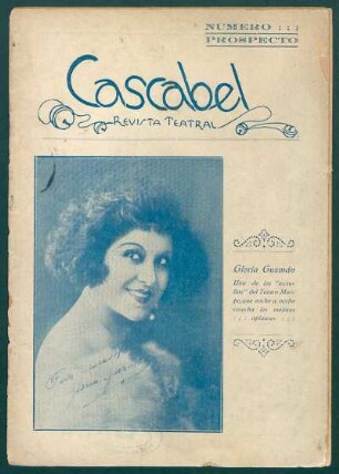 [Fotografía de] Gloria Guzmán : Una de las "estrellas" del Teatro Maipo, que noche a noche cosecha los mejores aplausos