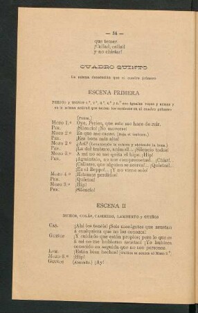 Cuadro quinto