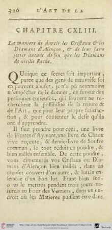 Chapitre CXLIII