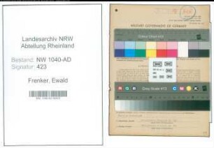 Entnazifizierung Ewald Frenker , geb. 25.12.1902 (Fleischbeschauer)