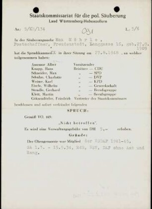 Möhrle, Max
