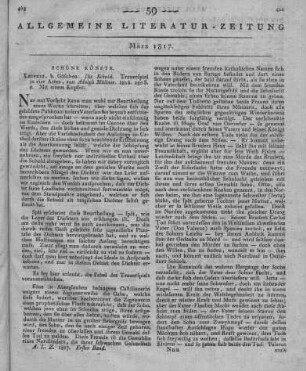 Müllner, A. G. A.: Die Schuld. Trauerspiel in vier Akten. Leipzig: Göschen 1816