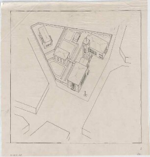 Billing, Hermann; Rheinfelden (Baden-Württemberg); Ev. Kirche - Vogelperspektive