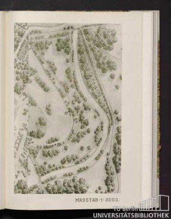 Plan des inneren Parkes in Eisgrub.