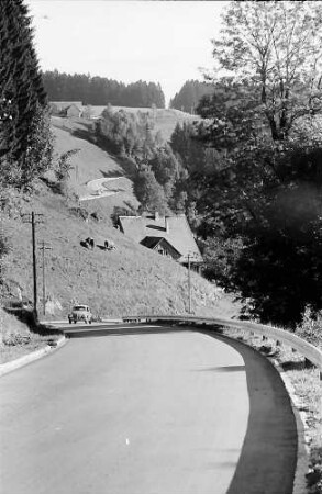 Einmündung der Kandelstraße bei Sägendobel