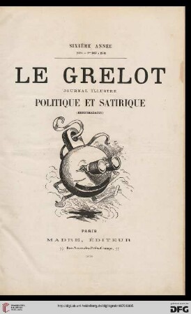 6: Le Grelot: journal illustré, politique et satirique