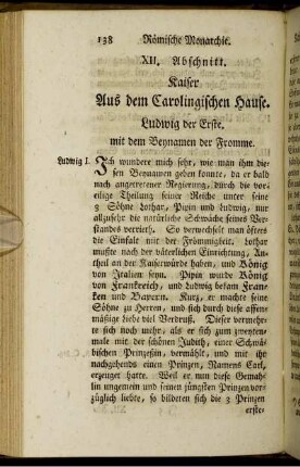 XII. Abschnitt.