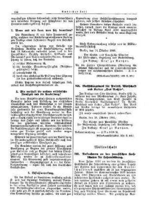 Aufnahme an den preußischen Hochschulen für Lehrerbildung : [Wissenschaft] ; [Amtliche Erlasse] ; [Amtlicher Teil]