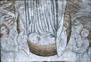Maria Immaculata und Halbfiguren der Kirchenväter