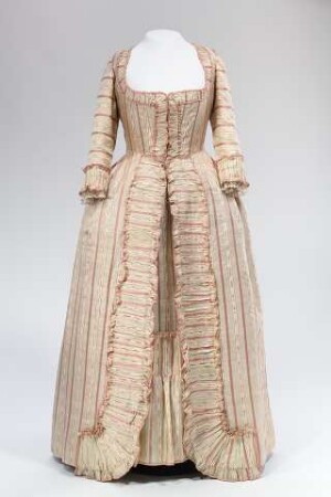 Manteau eines zweiteiligen Frauenkleides (Robe à la Française)