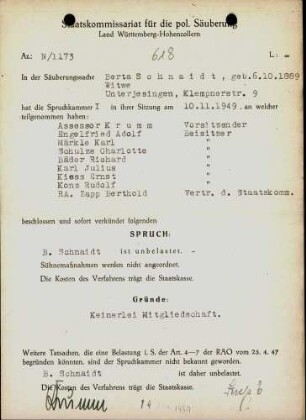 Schnaidt, Berta
