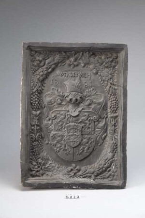 Ofenkachel mit Wappen von "Werdepvrch"