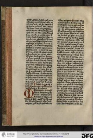 Incipit quinta partitio per soliloquium exhortatoria ad mitationes huius sacramento per notulas l.
