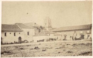 Bogotá, älteste Kirche, Plaza de San Francisco [Kolumbien 1868: Bogotá]
