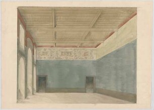 Thiersch, Friedrich von; München; Kunstverein, Umbau - Innenraum (Perspektive)
