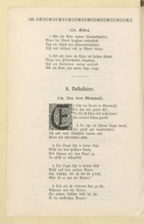 8. Volkslieder