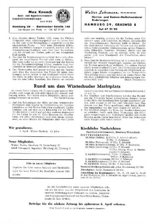 Rund um den Winterhuder Marktplatz