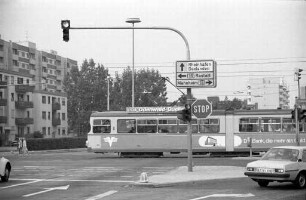 Straßenbahnlinie "Südbahn" durch die Eckenerstraße