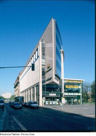 Dresden-Altstadt, Dr.-Külz-Ring 12. Haus des Buches (1998-2000, H. Witter)