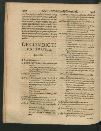 De Condictione Furtiua. Tit. VIII.