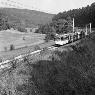 Übergabe des letzten Streckenabschnitts der neuen Albtalbahn zwischen Marxzell und Herrenalb.