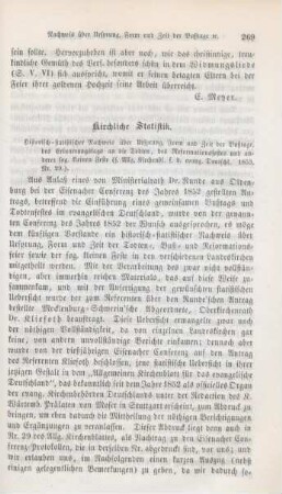 269-276 Kirchliche Statistik
