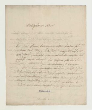 Brief von Künnell an Joseph Heller