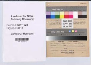 Entnazifizierung Hermann Lempertz , geb. 17.05.1908 (Verw.Angest.)