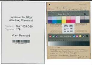 Entnazifizierung Bernhard Voss , geb. 08.06.1903 (Tischler)