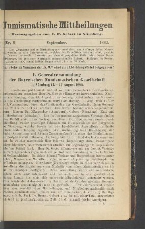 Nr. 9. September 1882