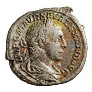 Münze, Denar, 223 n. Chr.
