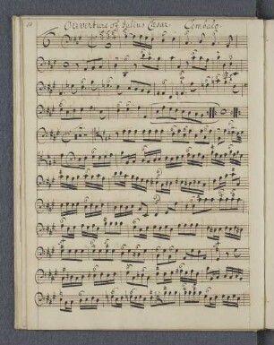 Ouverture of Julius Caesar.
