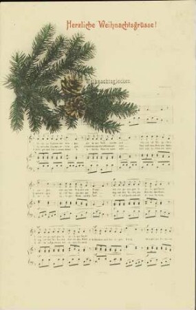 Herzliche Weihnachtsgrüsse! - Süßer die Glocken nie klingen [...]