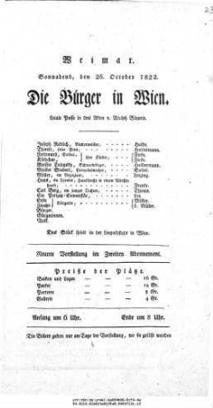 Die Bürger in Wien