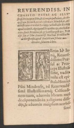 Reverendiss. In Christo Patri Ac Illustriß. Principi et Domino, D. Georgio postulato ...