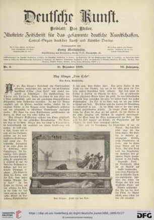 Nr. 6 (31. Dezember 1898)