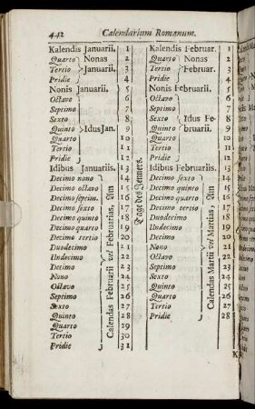 Calendarium Romanum.